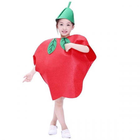 UNIVERSUL COPIILOR - Costum fruct Mar , IdeallStore®, rosu, marime universala