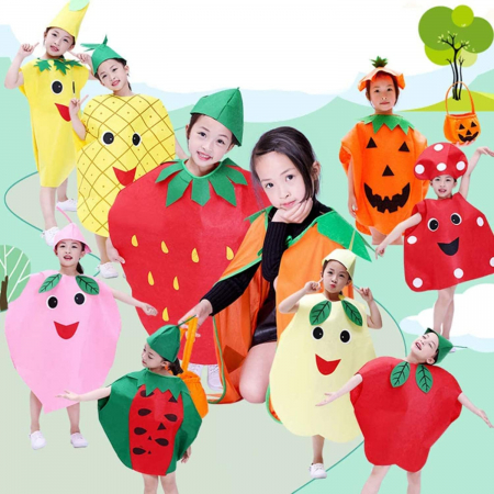 Costum fruct Pepene, IdeallStore®, verde, marime universala [6]