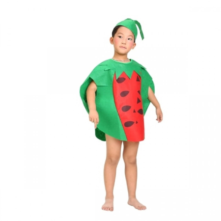 Set costume pentru copii Pepene si Para DEPOX®, verde/galben, marime universala [1]