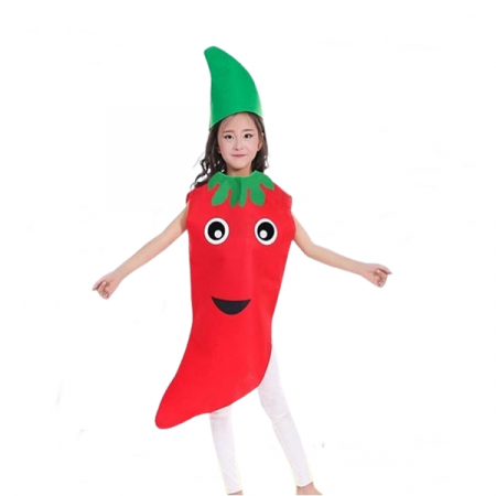 Set doua costume pentru copii Ardei si Para DEPOX®, rosu, marime universala [1]