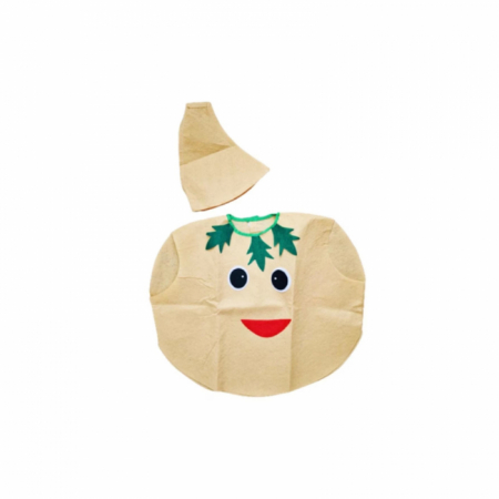 Costume Halloween copii - Costum leguma Cartof, IdeallStore®, bej, marime universala