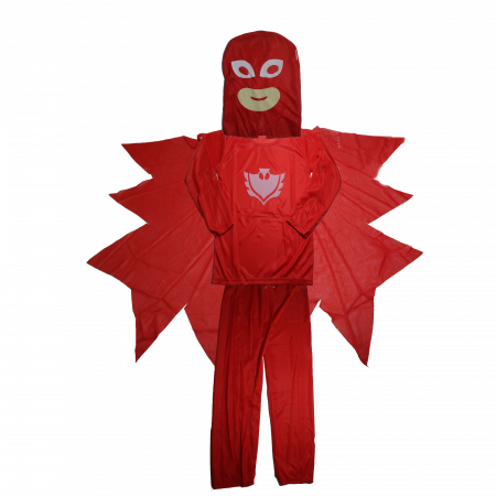 Costum pentru copii, Red Owl, rosu, parcare cadou, 3-5 ani, 100-110 cm [8]