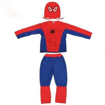 Set doua costume Spiderman clasic pentru copii DEPOX®, 3-5 ani, 100-110 cm [2]