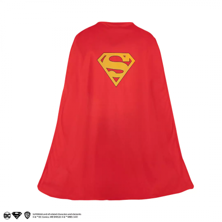Costum Superman pentru copii, Man of Steel, bust si pelerina, poliester, albastru, 4-6 ani [1]