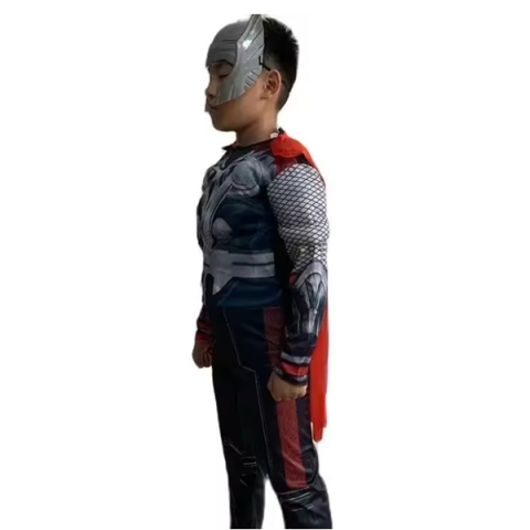 Costum Thor, Halloween, Carnaval, 5-7 ani, 110-120 cm [3]