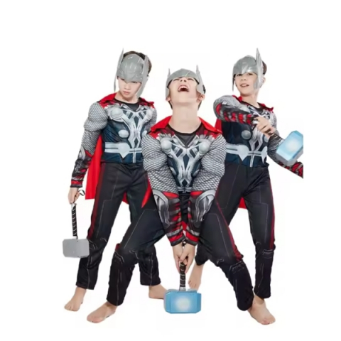 Costum Thor, Halloween, Carnaval, 5-7 ani, 110-120 cm [1]