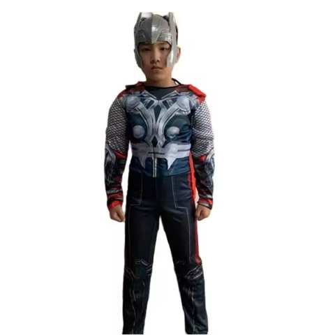 Costume Halloween copii - Costum Thor, Halloween, Carnaval, 5-7 ani, 110-120 cm