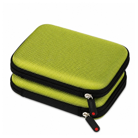 Cutie rigida pentru prastie, husa protectie, compacta, rezistenta la socuri, 16x11x4 cm, verde [3]