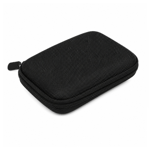 Arme sporturi de precizie - Cutie rigida pentru prastie, husa protectie, compacta, rezistenta la socuri, 16x11x4 cm, negru