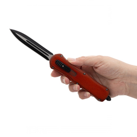 Cutit automat cu arc , IdeallStore®, 23.5 cm, rosu [9]