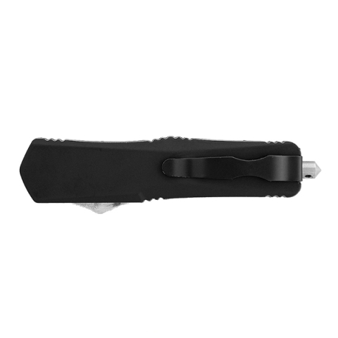 Cuțit automat cu arc, lamă dublă tip pumnal, husă cordura, 23 cm [8]