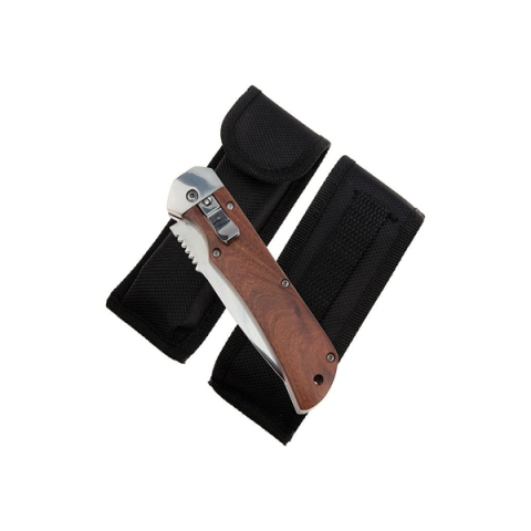 Cutit automat cu arc, otel inoxidabil, 21 cm, maro [7]