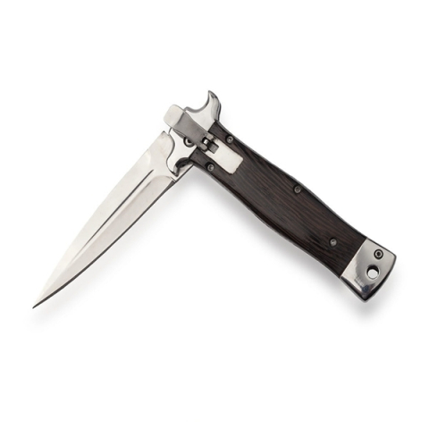 Cutit automat cu arc, otel inoxidabil, 21 cm, negru [6]