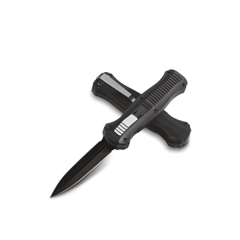 Cuțit automat cu spargator de sticla, IdeallStore®, lama otel, 23 cm, negru [3]