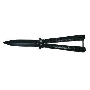 Briceaguri fluture & antrenament - Briceag fluture IdeallStore®, Noir-Palette, 22.5 cm, negru