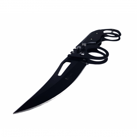 Briceag de vanatoare automat IdeallStore®, U.S.A.Blade, otel inoxidabil, 22.5 cm, negru [1]