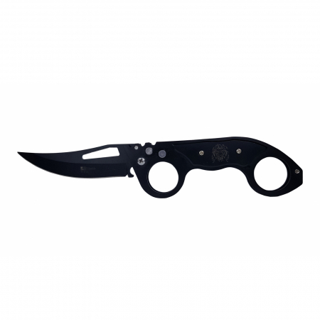 Bricege - Briceag de vanatoare automat IdeallStore®, U.S.A.Blade, otel inoxidabil, 22.5 cm, negru