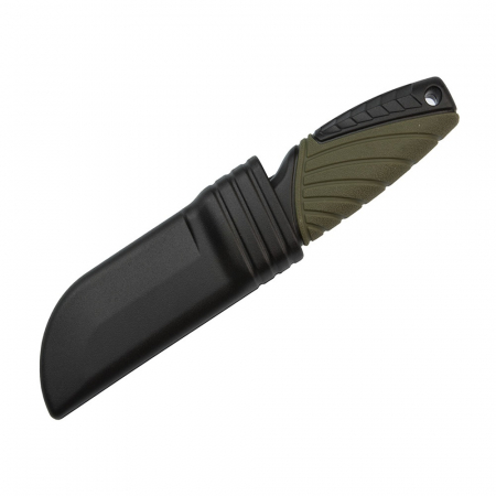 Cutit de drumetie IdeallStore®, Adventure Touring, otel inoxidabil, 16.5 cm, negru, teaca inclusa [5]