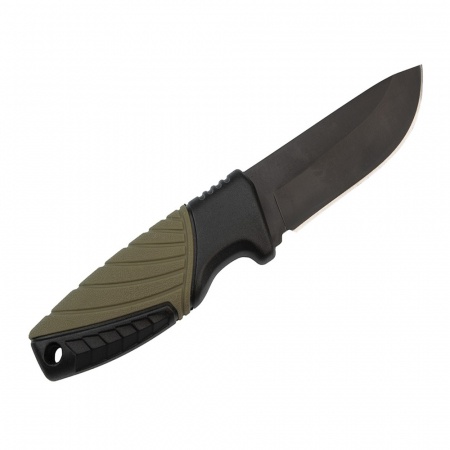 Cutit de vanatoare IdeallStore®, Adventure Touring, otel inoxidabil, 16.5 cm, negru, teaca inclusa [2]