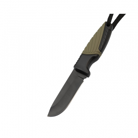 Cutit de vanatoare IdeallStore®, Adventure Touring, otel inoxidabil, 16.5 cm, negru, teaca inclusa [5]