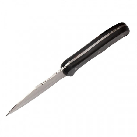 Cutit de supravietuire, IdeallStore®, Full Tang,  25 cm, Negru [5]