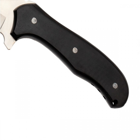 Cutit de supravietuire, IdeallStore®, Full Tang,  25 cm, Negru [4]