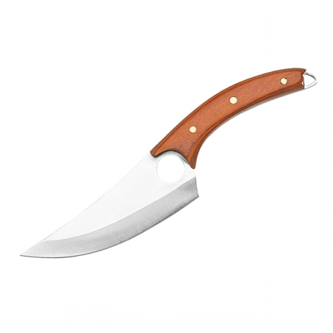 SPORT & TIMP LIBER - Cutit de vanatoare, 16.5 cm, lemn, maro, teaca inclusa