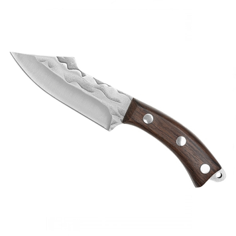 Cutit de vanatoare, 18 cm, lemn, maro, teaca inclusa [2]