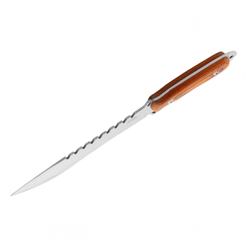 Cutit de vanatoare, 38 cm, maro, teaca inclusa [1]