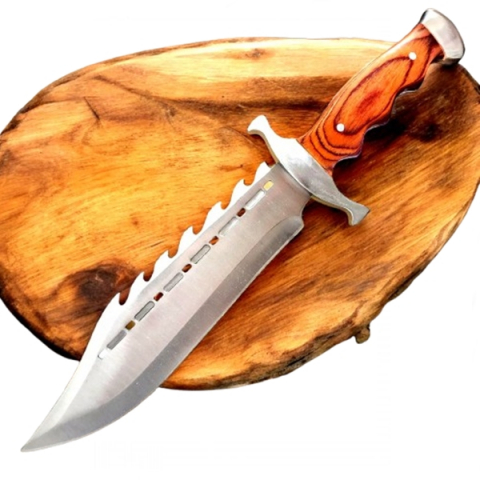 Cutit de vanatoare, Bowie Wood, 38 cm , teaca inclusa [5]