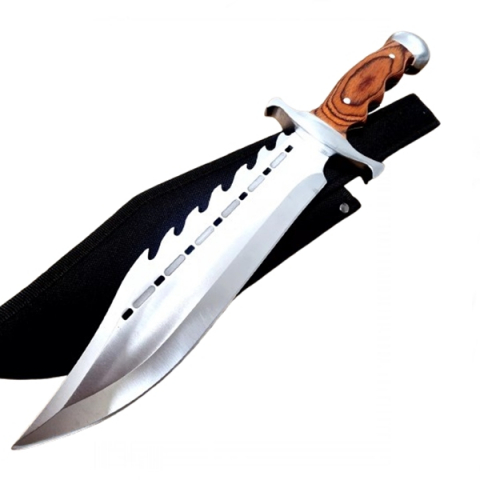 Cutit de vanatoare, Bowie Wood, 38 cm , teaca inclusa [4]