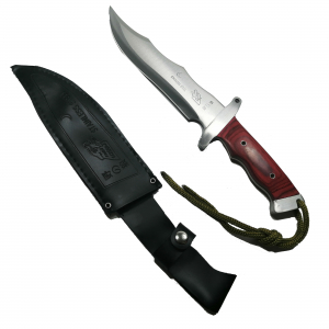 Cutite vanatoare - Cutit de vanatoare IdeallStore®, Steel Wolf, 31 cm, argintiu