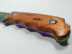Cutit de vanatoare IdeallStore®, Wood Rainbow, 33 cm, multicolor [4]