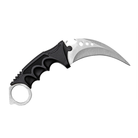 Cuțit karambit vanatoare DEPOX®, lamă fixă, oțel inoxidabil 420, gri, 19 cm [5]