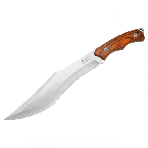 SPORT & TIMP LIBER - Cutit de vanatoare, Hunter Brown, 38 cm, maro,  teaca inclusa