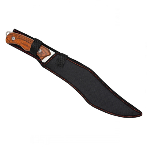 Cutit de vanatoare, Hunter Brown, 38 cm, maro,  teaca inclusa [4]