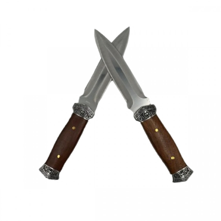 Cutit de vanatoare Hunter Wood IdeallStore® , 29 cm , otel inoxidabil , husa inclusa [10]