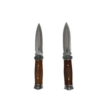 Cutit de vanatoare Hunter Wood IdeallStore® , 29 cm , otel inoxidabil , husa inclusa [7]