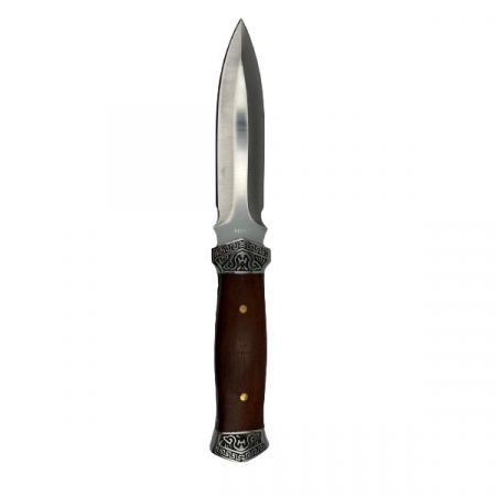 Cutit de vanatoare Hunter Wood IdeallStore® , 29 cm , otel inoxidabil , husa inclusa [4]