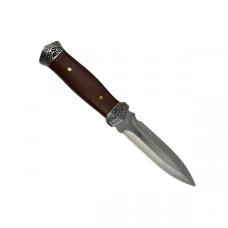 Cutit de vanatoare Hunter Wood IdeallStore® , 29 cm , otel inoxidabil , husa inclusa [6]