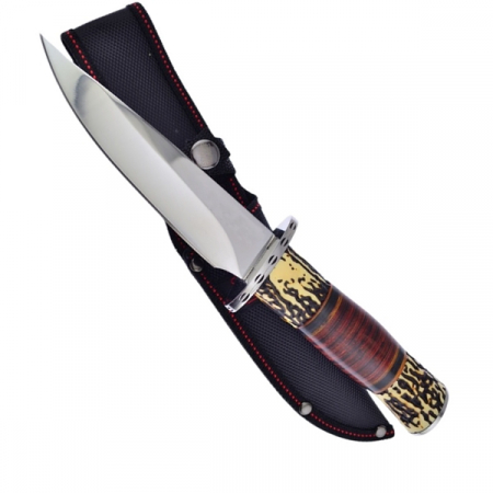 Cutite vanatoare - Cutit de vanatoare Hunting Survival , IdeallStore , 29 cm , Husa inclusa