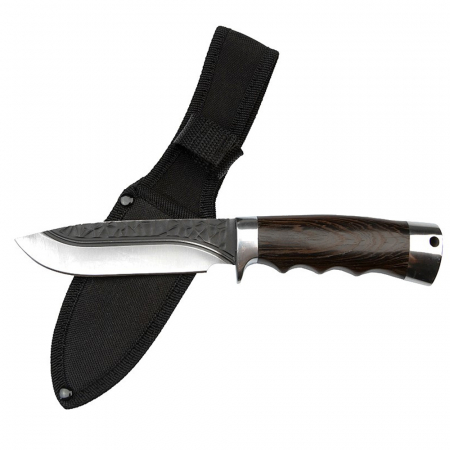 Cutite vanatoare - Cutit de vanatoare IdeallStore®, Bohemian Blade, 23 cm, otel inoxidabil, maro, teaca inclusa
