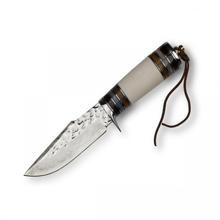 Cutite & seturi de cutite - Cutit de vanatoare, IdeallStore®, Boone Hunting, 22.5 cm, Otel Damasc
