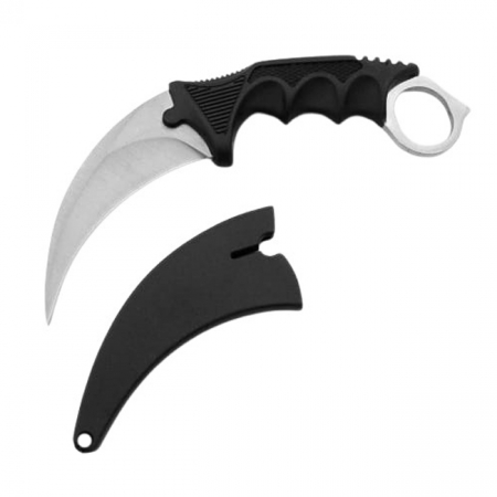 Cutite vanatoare - Cutit de vanatoare IdeallStore®, Claw Assault, 19 cm, argintiu, teaca inclusa