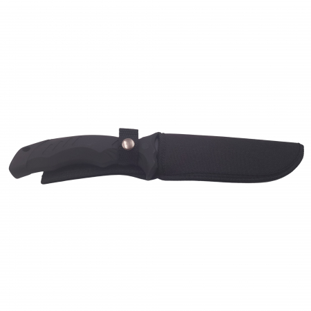 Cutit de vanatoare IdeallStore®, Comando Blade, 28.5 cm, otel inoxidabil, negru, teaca inclusa [5]