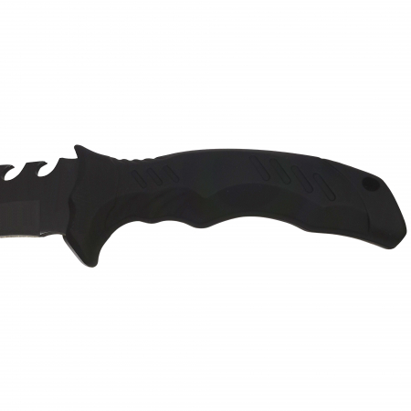 Cutit de vanatoare IdeallStore®, Comando Blade, 28.5 cm, otel inoxidabil, negru, teaca inclusa [3]