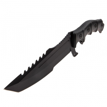 Cutit de vanatoare IdeallStore®, Galaxy Element, 30.5 cm, otel inoxidabil, Negru [1]