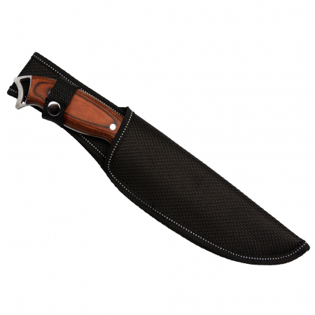 Cutit de vanatoare IdeallStore®, Elfish Blade, 30 cm, otel inoxidabil, maro, teaca inclusa [4]