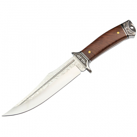 Cutit de vanatoare IdeallStore®, Elvish Legacy, otel inoxidabil, 31 cm, maro, teaca inclusa [1]
