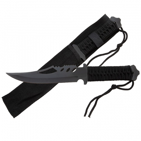 Cutit de vanatoare IdeallStore®, Extreme Battle, negru, 28.5 cm, teaca inclusa [1]